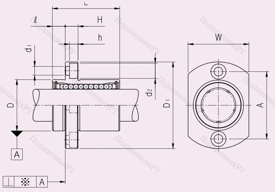 Подшипник LMH 6 UU в Новосибирске