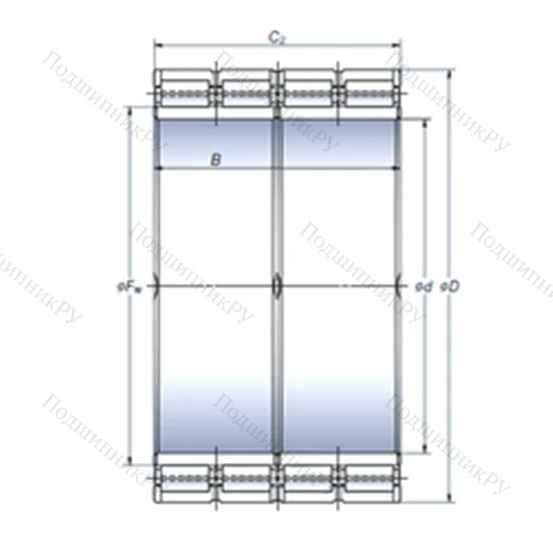 Подшипник роликовый радиальный STF 560RV 8211g