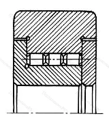 Модификация подшипника 352701 размер 12x40x8,8 от производителя  ГПЗ-3