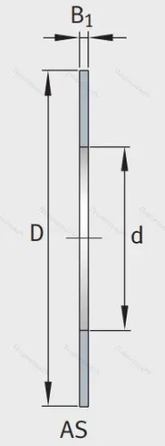 Игольчатый подшипник упорное кольцо AS 1730 от производителя  INA Игольчатый подшипник упорное кольцо AS 1730 от производителя  INA