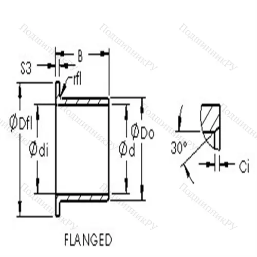 Втулка скольжения ASTEPBF 3236-09 от производителя  AST