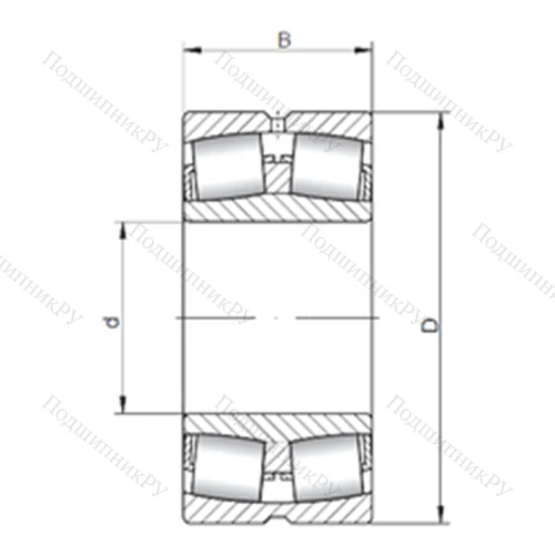 Подшипник роликовый радиальный самоцентрирующийся 23038 CW 33 от производителя  CX
