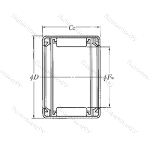 Подшипник игольчатый радиальный HMK 1516LL