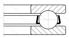 Модификация подшипника 4-8114 размер 70x95x18 от производителя  ГПЗ-2