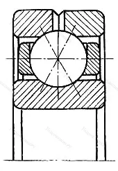 Подшипник  Q 308 (116308) размер 40x90x23 от производителя  SKF