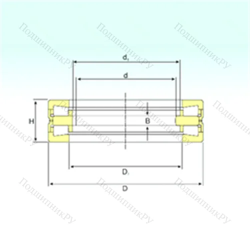 Подшипник роликовый упорный 350916 D от производителя  ISB
