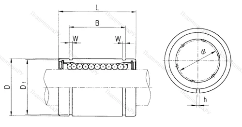 Подшипник LM 20 UU AJ в Новосибирске