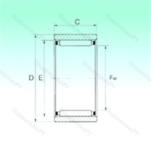 Подшипник игольчатый радиальный RNAO 16x24x13 от производителя  NBS