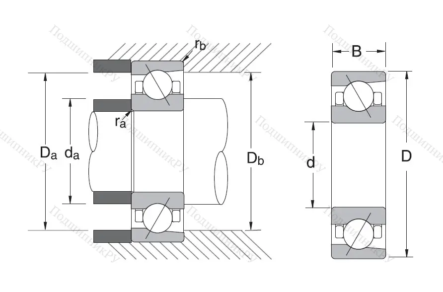 Сверхточный подшипник 7202 A 5TRDULP 3
