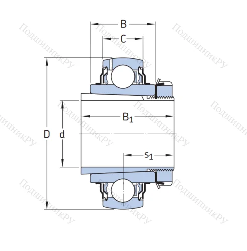 Корпусный подшипник YSA 210-2FK в Новосибирске