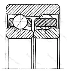 Модификация подшипника 3086304Е2 размер 20x52x22,2 от производителя  ГПЗ-23 Модификация подшипника 3086304Е2 размер 20x52x22,2 от производителя  ГПЗ-23