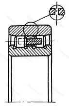 Подшипник N 316MB размер 80x170x39 от производителя  SKF Подшипник N 316MB размер 80x170x39 от производителя  SKF
