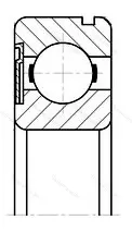 Подшипник 6318 ZN размер 90x190x43 от производителя  SKF