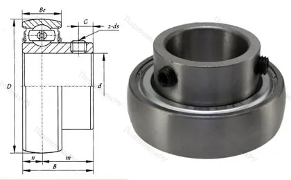 Корпусный подшипник SB 203 в Новосибирске