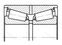 Подшипник  597852 размер 260x360x112 от производителя  ЕПК