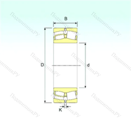 Подшипник роликовый радиальный самоцентрирующийся 22317 VA