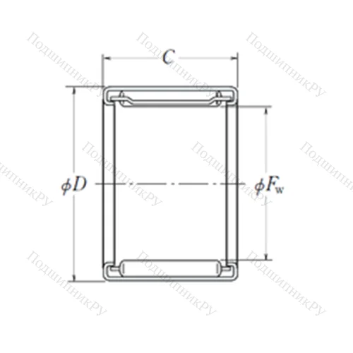 Подшипник игольчатый радиальный FJ-5524 от производителя  NSK