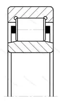 Подшипник  32105 (NU 1005) размер 25x47x12