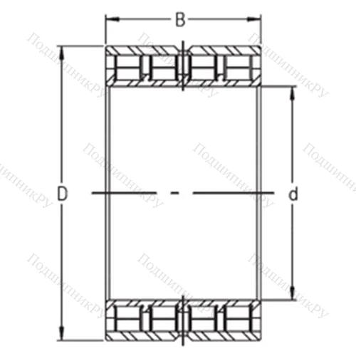Подшипник роликовый радиальный SL 15 918
