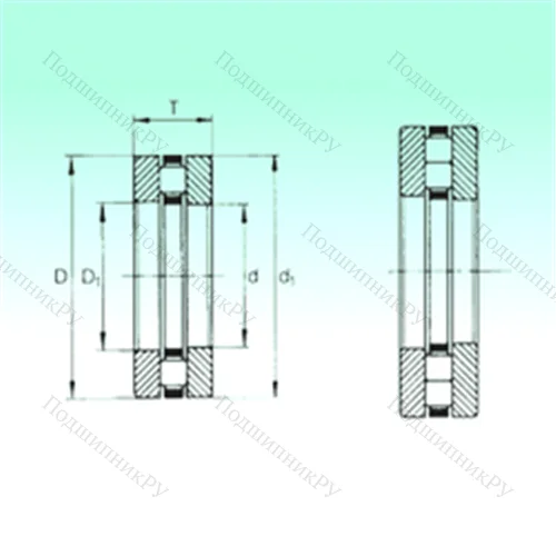 Подшипник роликовый упорный 89315TN
