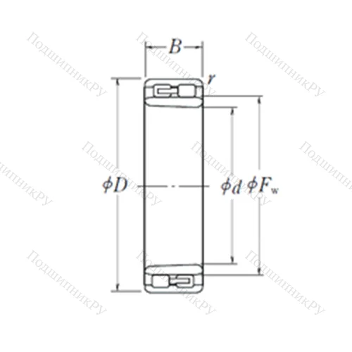 Подшипник роликовый радиальный NNU 4934 K