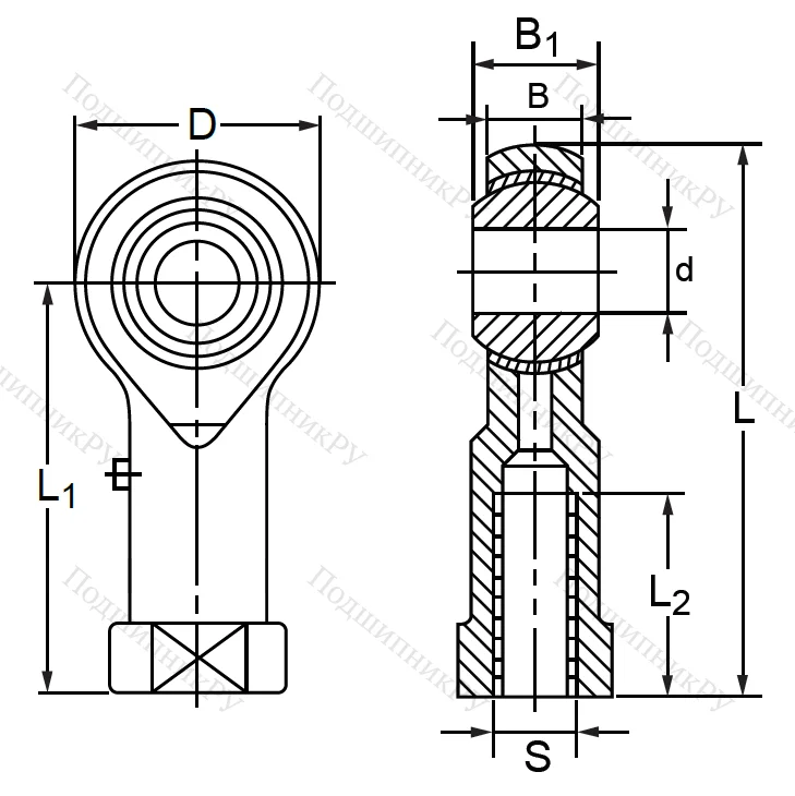 Шарнирная головка  PHS 8 L в Новосибирске
