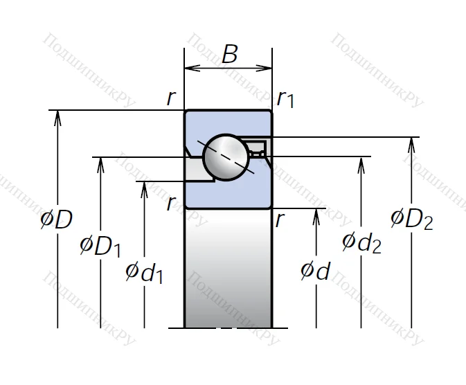 Сверхточный подшипник 35TAC 72CSUHPN 7C