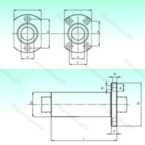 Подшипник шариковый линейный KBHL 25-PP от производителя  NBS