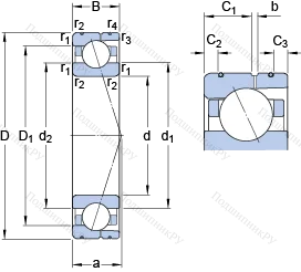 Подшипник 7014 ACD/HCP 4AL