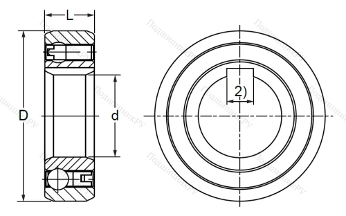 Подшипник обгонной муфты  CSK 25 P в Новосибирске