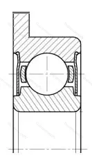 Модификация подшипника 5-3880076ЮС1 размер 6x10/11,5x3,5 ГПЗ-4 от производителя  ГПЗ-4