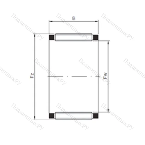 Подшипник игольчатый радиальный K 32x39x14 от производителя  CX