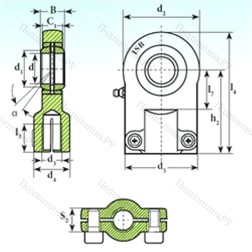 Подшипник скольжения сферический TAPR 705 DO
