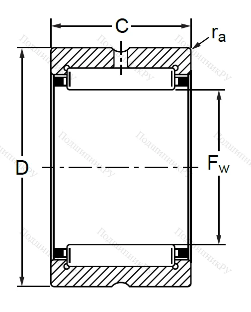 Подшипник RNA 4903 (4254903 K ГОСТ) в Новосибирске