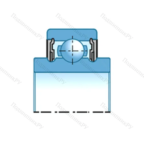 Подшипник шариковый радиальный DG 4094W-12RSHR 4SH 2C 5