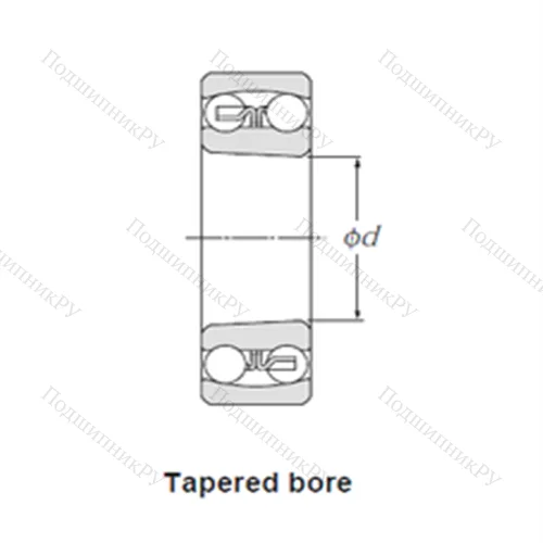 Подшипник шариковый радиальный самоцентрирующийся 1311KG 15