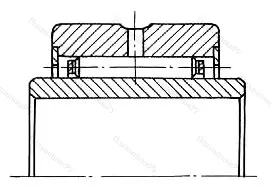 Модификация подшипника 6-674708 размер 40x62x22/70 от производителя  ГПЗ-24