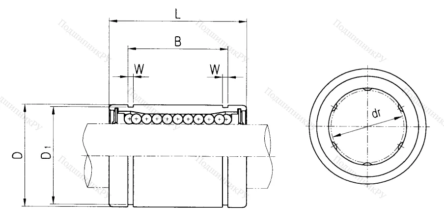 Подшипник LM 20 UU в Новосибирске