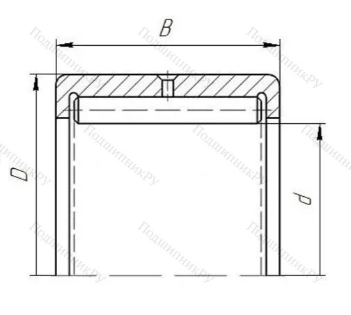 Подшипник NAV 4906 (4074906 ГОСТ) в Новосибирске