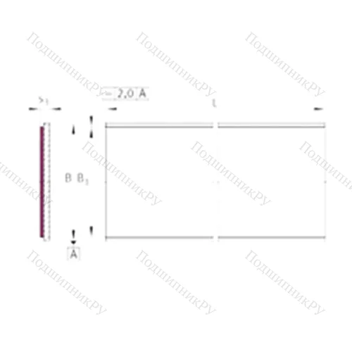 Подшипник скольжения EGS 20260-E 40-S 3E от производителя  INA