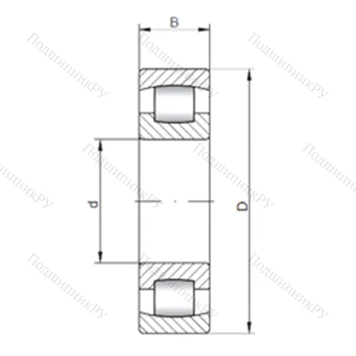 Подшипник роликовый радиальный самоцентрирующийся 20214 C от производителя  CX