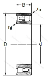 Двухрядный роликовый подшипник NN 3017 KMP 5 (3182117-5 Л ГОСТ) в Новосибирске