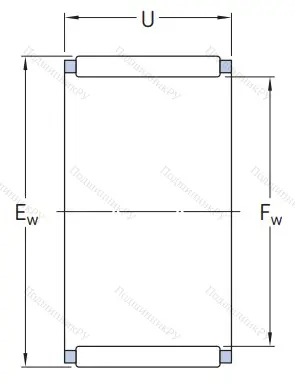 Подшипник K 12x16x13 TN в Новосибирске