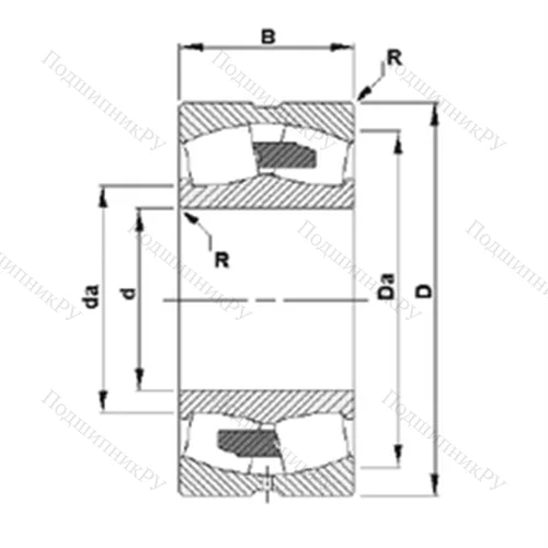 Подшипник роликовый радиальный самоцентрирующийся 23060YMB