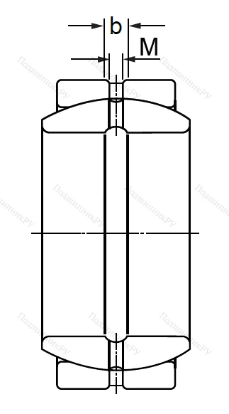Шарнирный подшипник GE 40 ES в Новосибирске