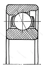 Подшипник  E 4 (6004) размер 4x16x5 от производителя  SKF