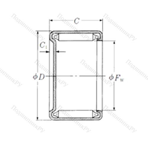 Подшипник игольчатый радиальный M-2 1/2 51 от производителя  NSK
