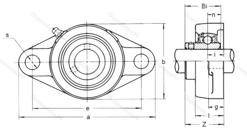 Подшипниковый узел UCFL 208 в Новосибирске