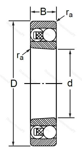Двухрядный шариковый подшипник 1209 K в Новосибирске
