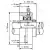 Подшипниковый узел UCFL 211 - Вал: 55 мм от производителя  LPZ